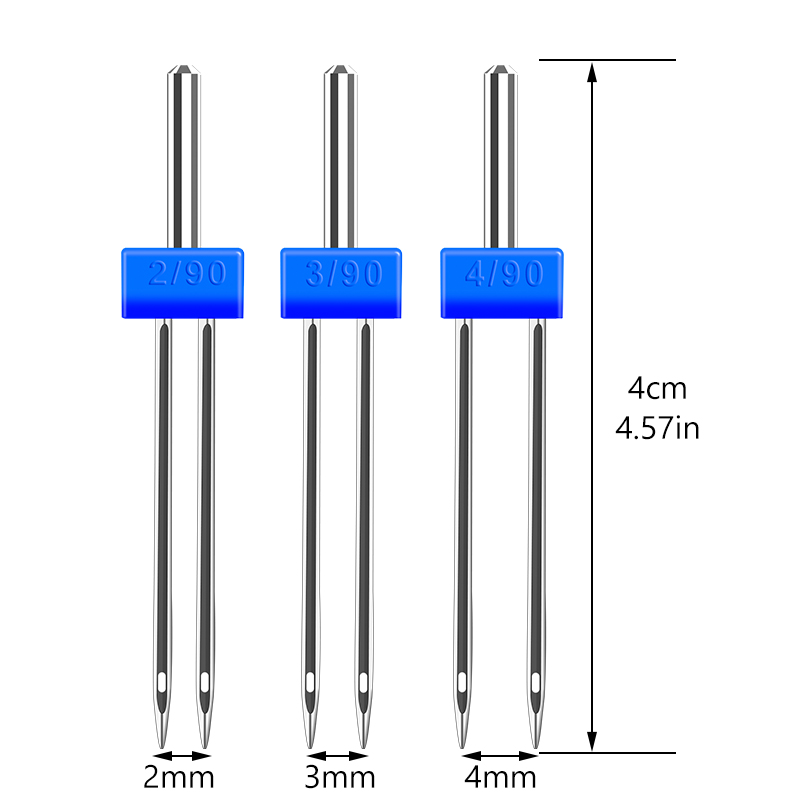 Twin Needle Stretch - KRABALL ダブル針ブラザー用ミシン部品家庭用ツールミシン針ツインストレッチミシン針