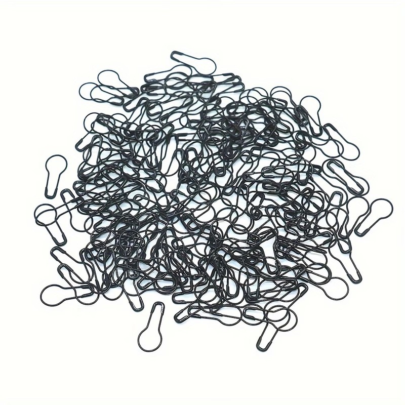 Sewing Labels - 76個入り鉄製安全ピン、衣類ラベル固定用ひょうたん型ヘッド、鋭利な先端で裁縫アクセサリーに最適
