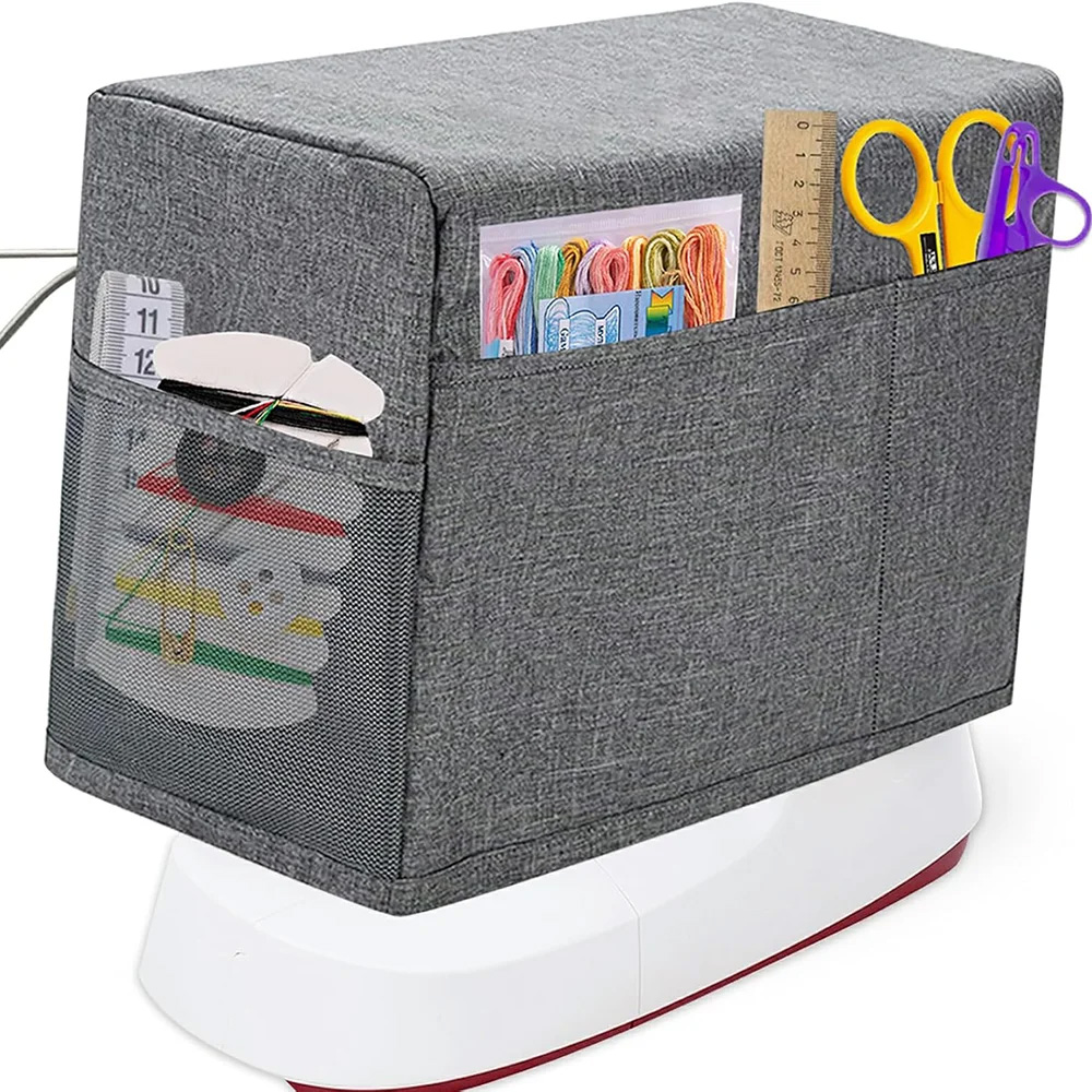 ユニバーサルミシンカバー、収納ポケットとサイドハンドル付き、 - Sewing Factory のレビューと価格