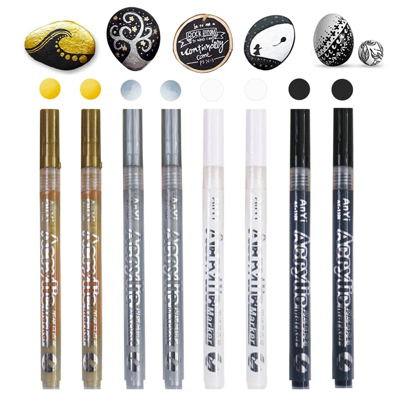 アクリル絵筆,3ピース/セット,岩,石,セラミック,ガラス, - Copic Marker Classic のレビューと価格