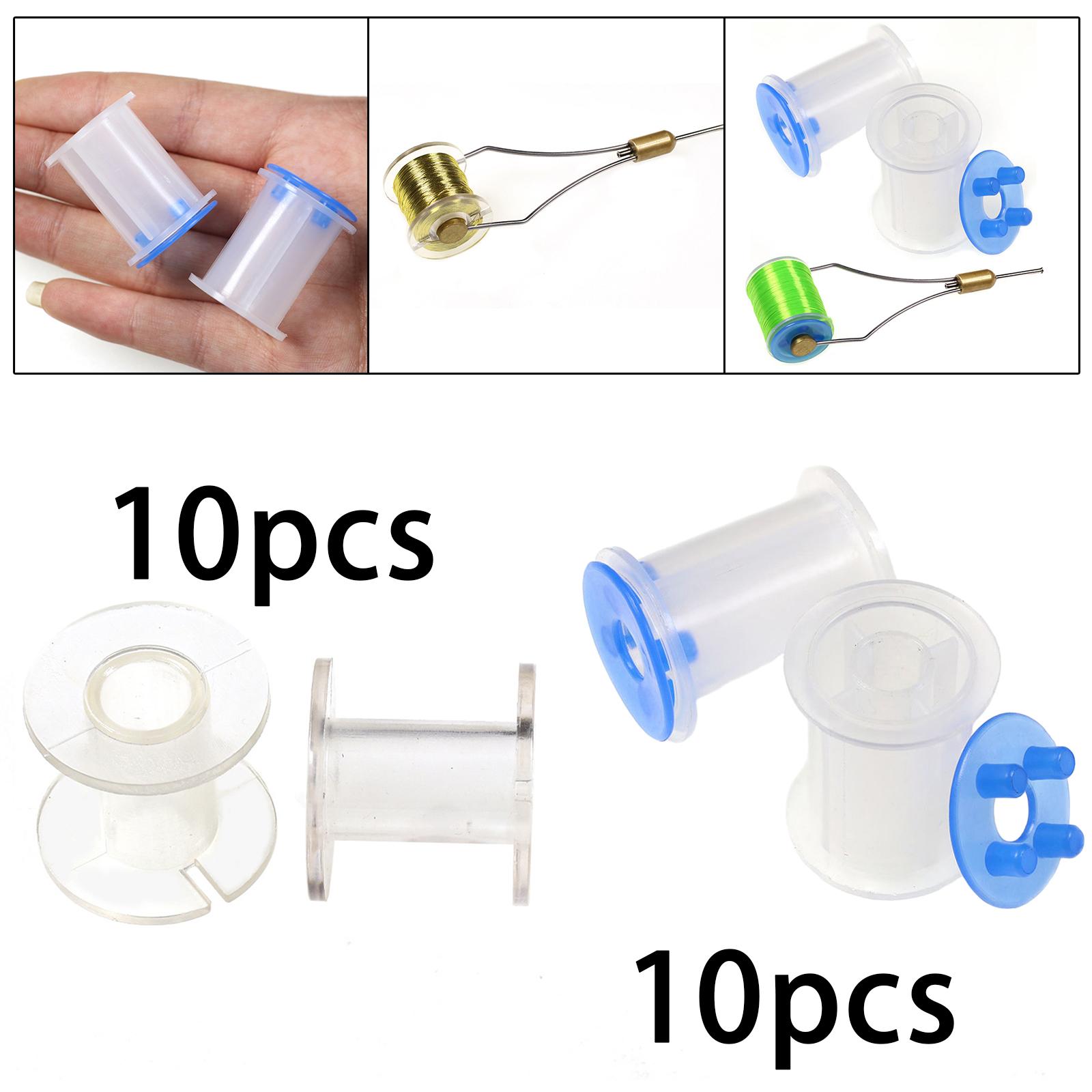 プレミアムプラスチックボビンスプール フライタイイング糸 空 - Thread Bobbins Empty のレビューと価格