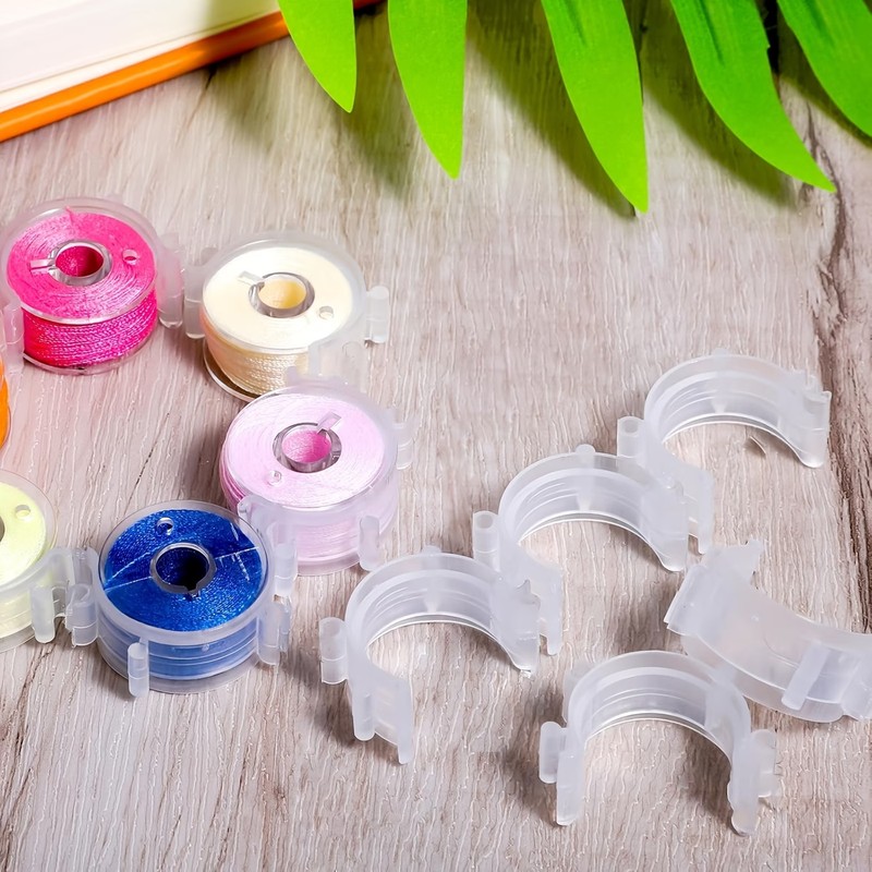 35個のボビンクリップ、ボビンの巻き戻りを防止、ミシン用糸整 - Sewing Factory のレビューと価格