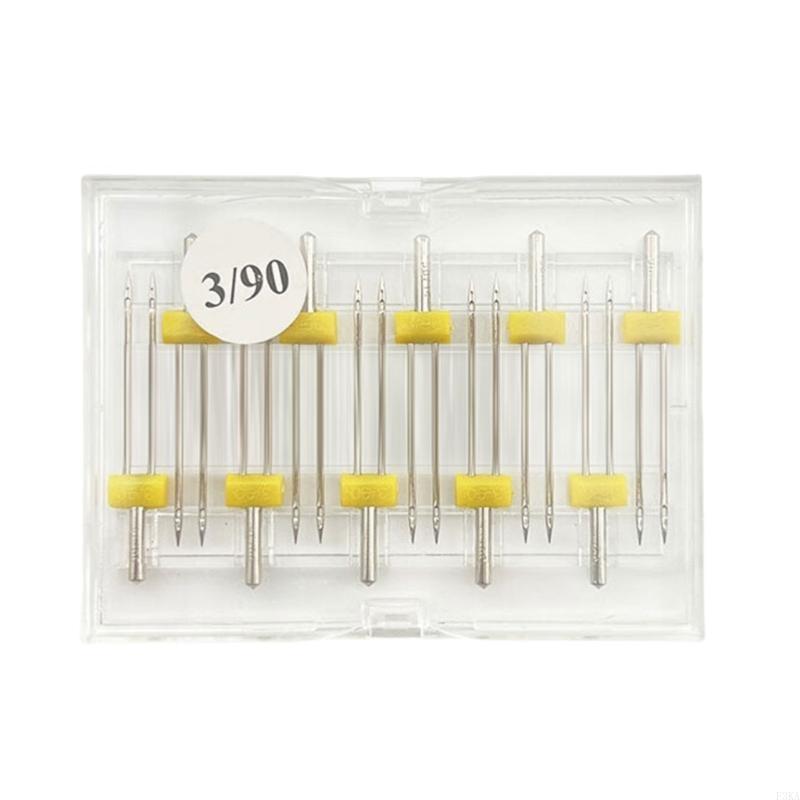 10本のミシン針ストレッチツインニードル家庭用ミシンツインニ - Twin Needle Stretch のレビューと価格