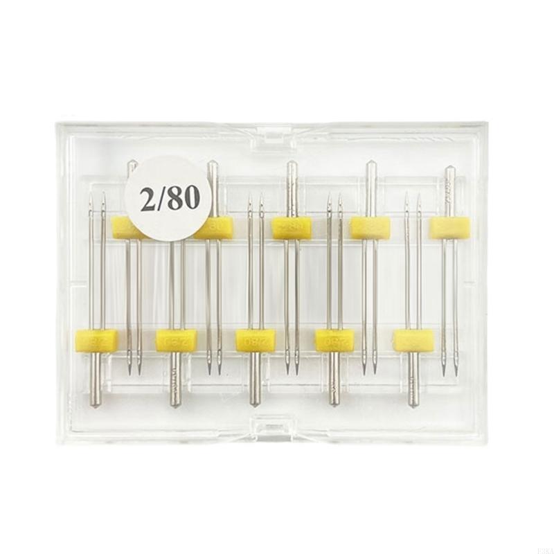 10本のミシン針ストレッチツインニードル家庭用ミシンツインニ - Twin Needle Stretch のレビューと価格