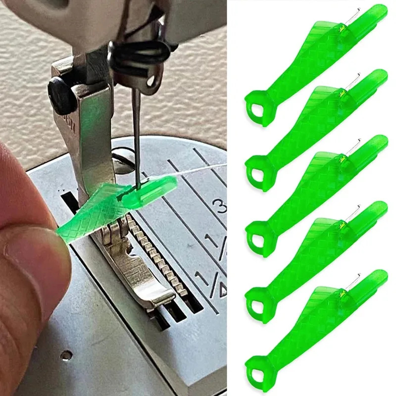 1/10/40 個迅速に自動針糸通し器 DIY 縫製ツール緑 - Needle Threader Tool のレビューと価格