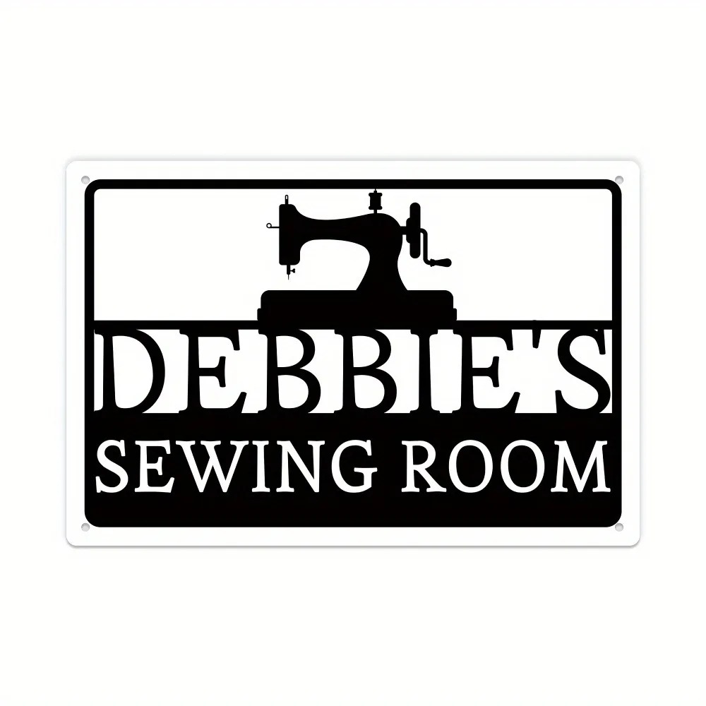 [2Dフラット] カスタム縫製室用メタルサイン 12x8イン - Sewing Art のレビューと価格