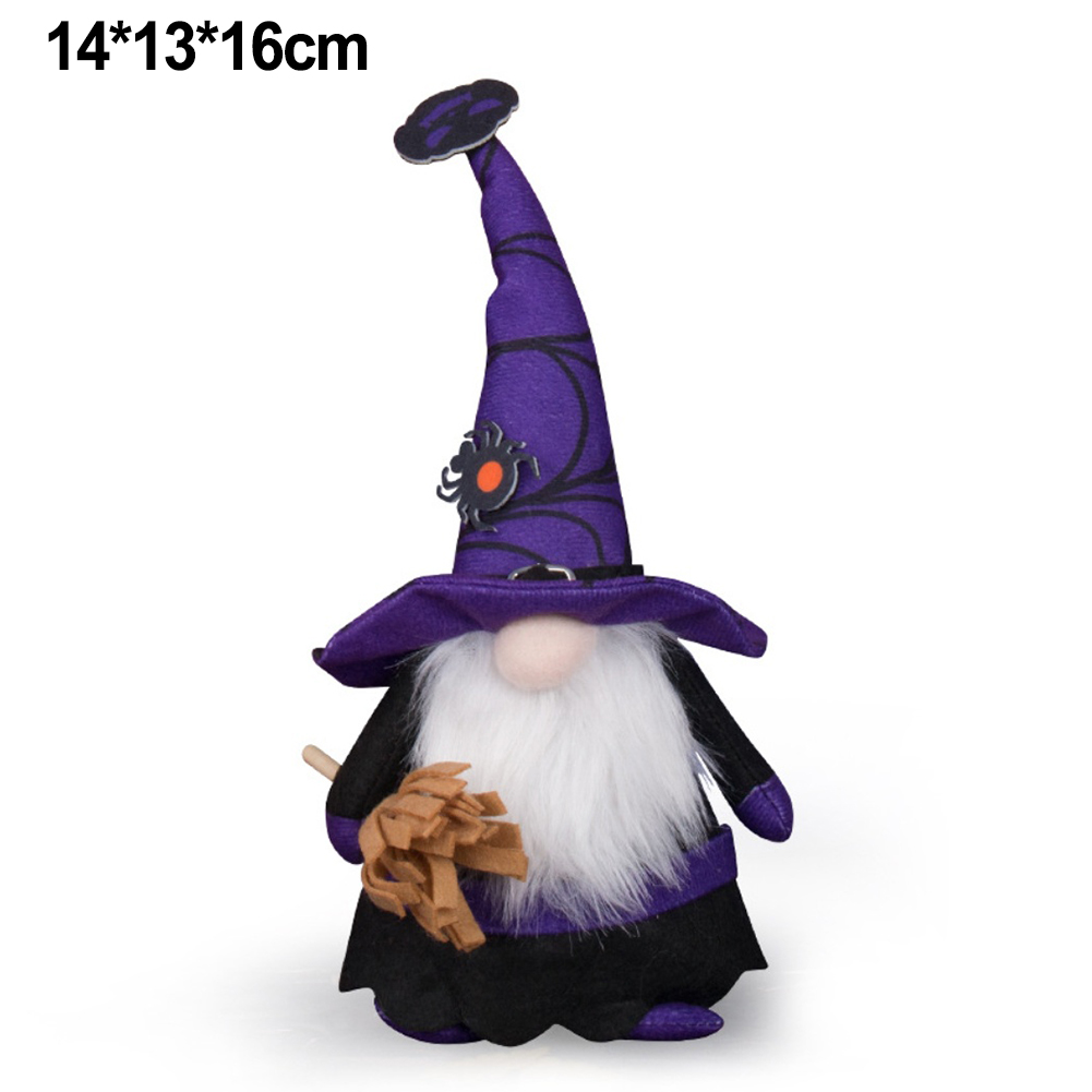 手作りのハロウィーン装飾品セット。背の高い帽子をかぶった2体 - Fabric Weight Set のレビューと価格
