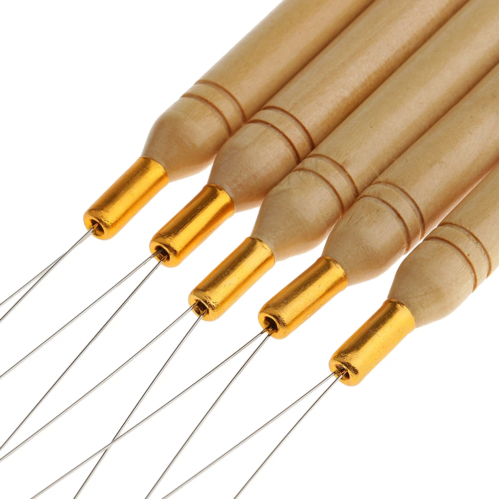 ヘアエクステンション用のマイクロリングループツール,ブレード - Needle Threader Tool のレビューと価格