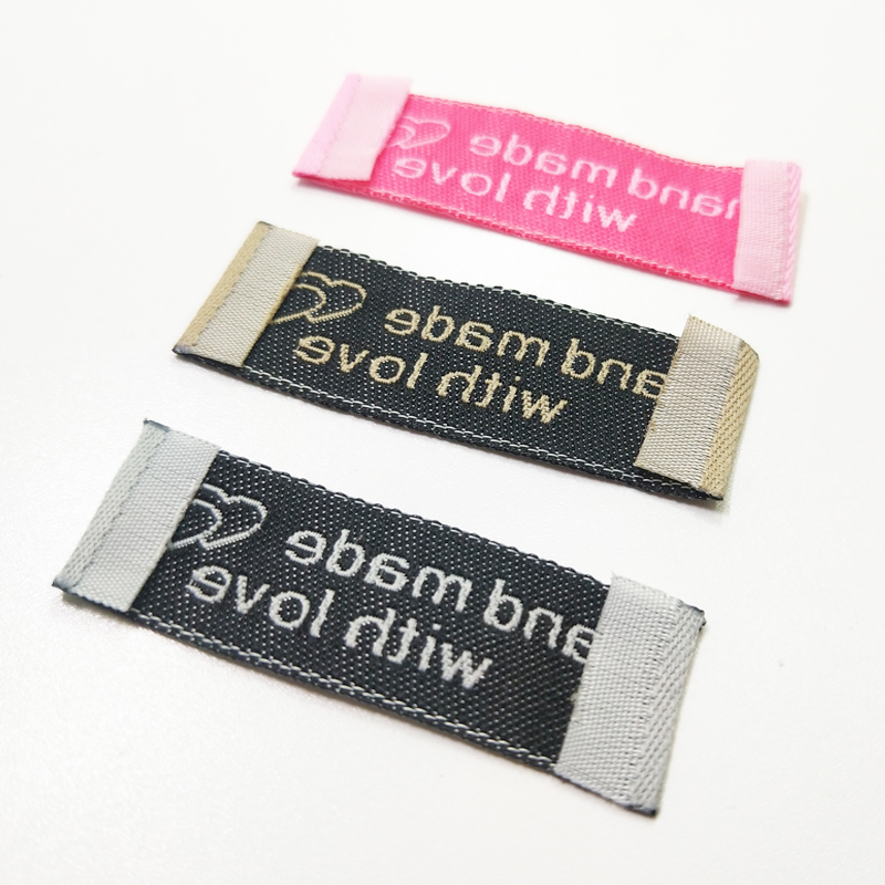 100 個 DIY 手作り愛の証明タグ付き 5x1.5cm  - Sewing Labels のレビューと価格