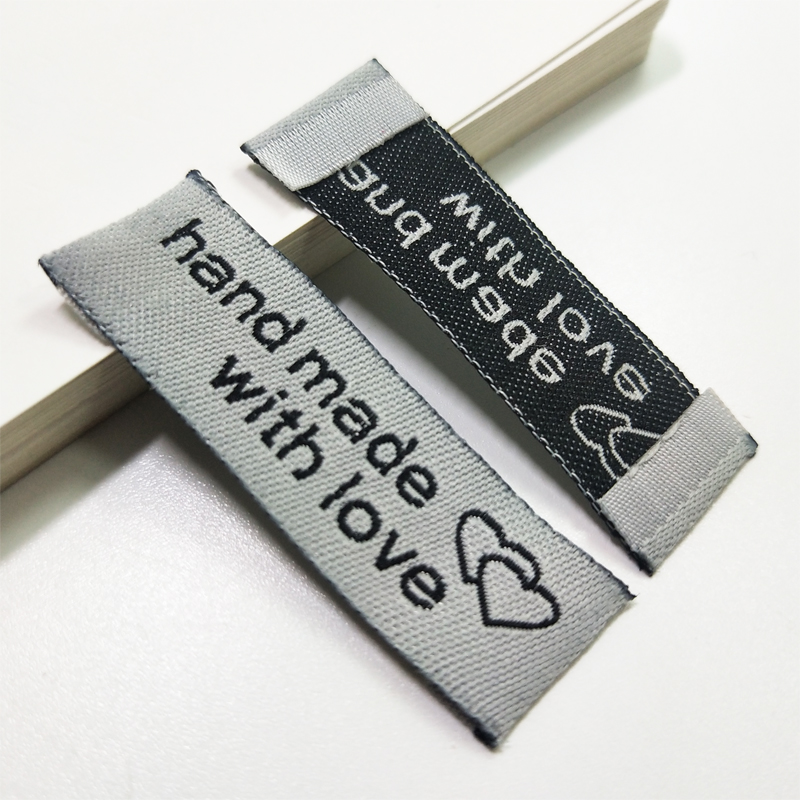 100 個 DIY 手作り愛の証明タグ付き 5x1.5cm  - Sewing Labels のレビューと価格