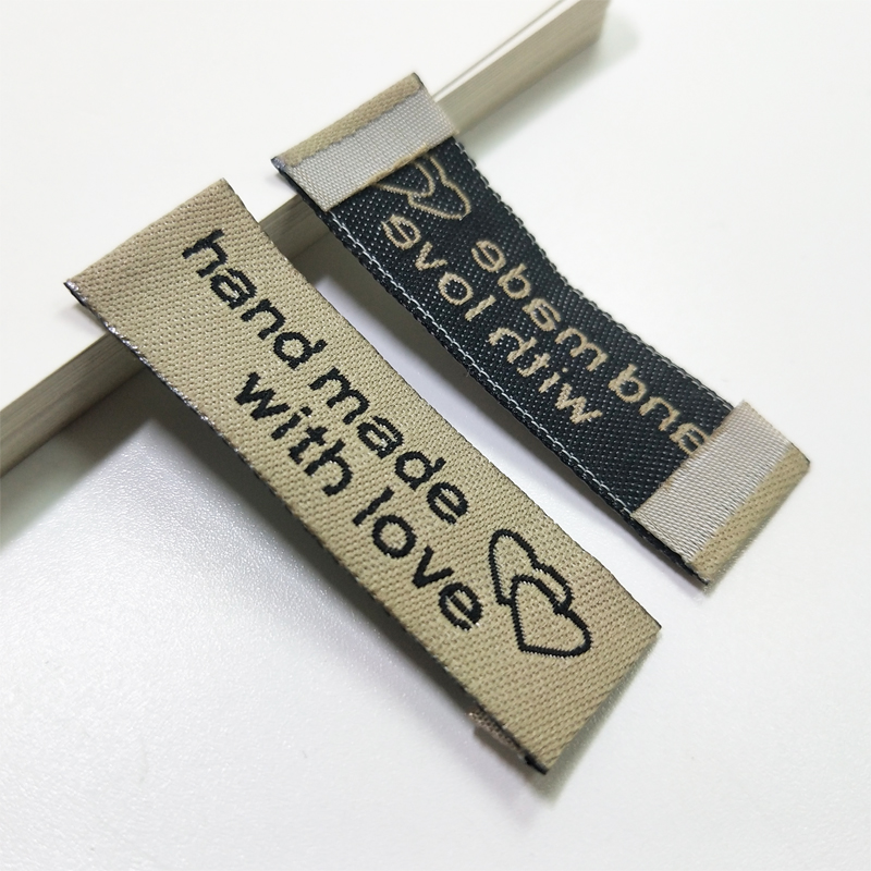 100 個 DIY 手作り愛の証明タグ付き 5x1.5cm  - Sewing Labels のレビューと価格