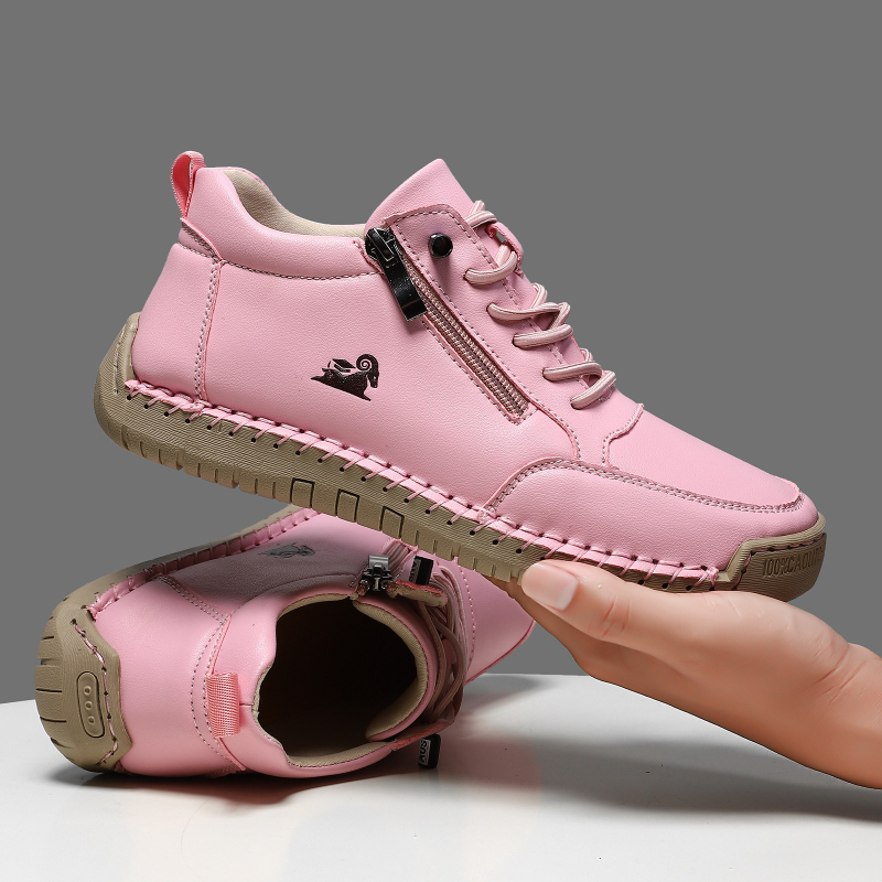 女性用スニーカー手作りレザーカジュアルシューズアウトドアソフ - Sewing Latex のレビューと価格