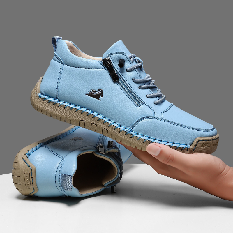 女性用スニーカー手作りレザーカジュアルシューズアウトドアソフ - Sewing Latex のレビューと価格